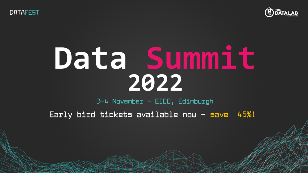An image displaying the date of Data Summit 2022