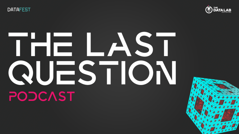 an image advertising The Last Question podcast